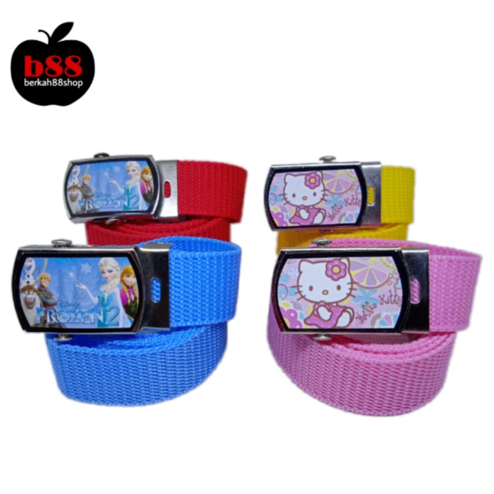 Sabuk Anak Perempuan Karakter Kartun Frozen / Hello Kitty