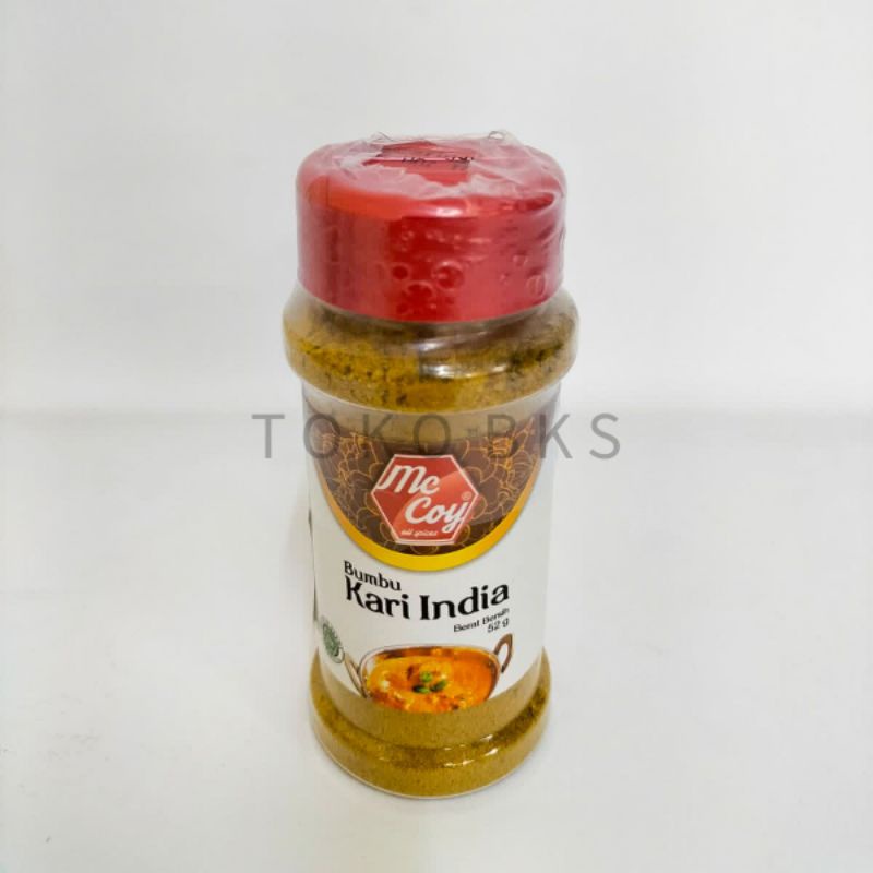 

MC COY INDIAN CURRY POWDER 52G