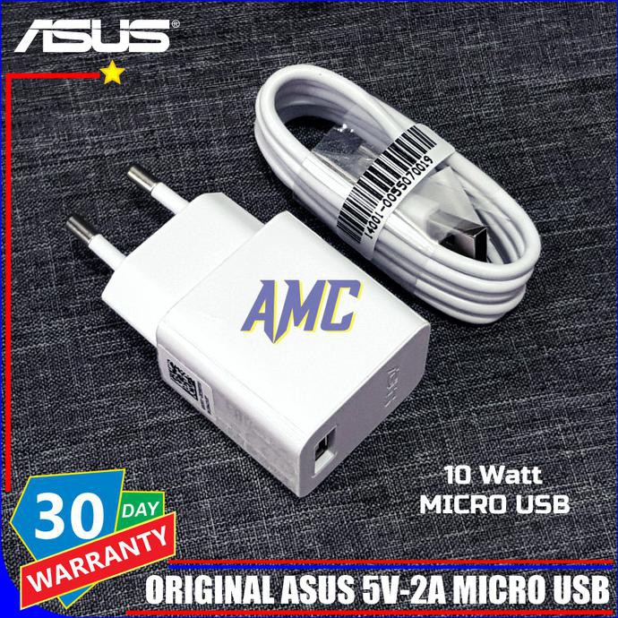 CHARGER ASUS ZENFONE LIVE L1 LIVE L2 ORIGINAL 100 MICRO USB 5V 2A PUTIH