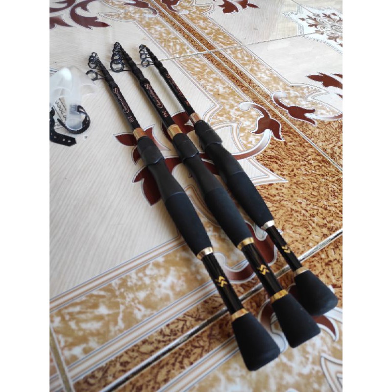 Sougaliyang joran antena joran telescopic teleskopik bahan carbon ultra light rod UL