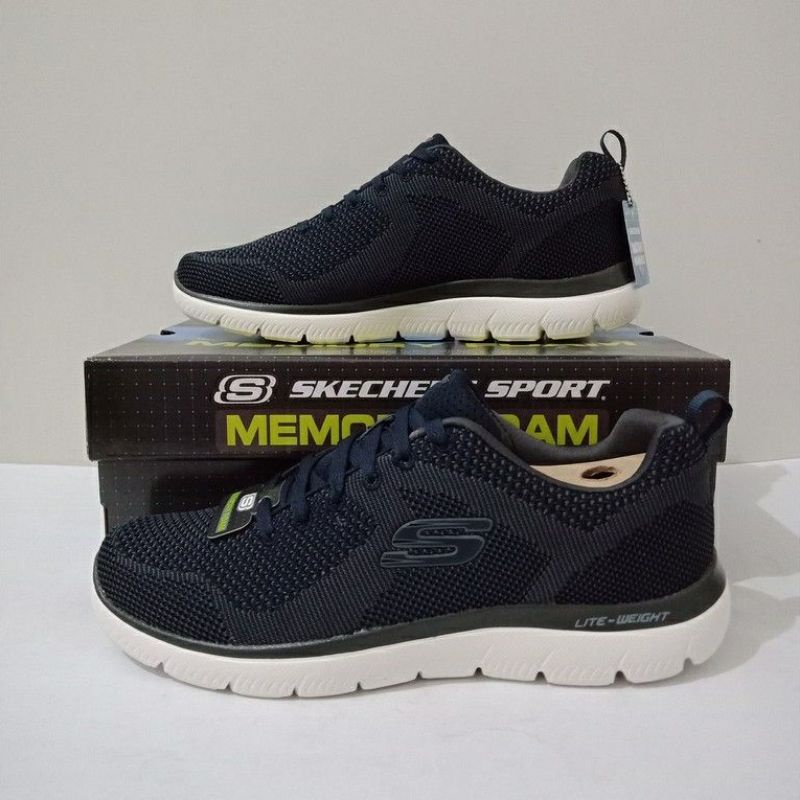 SEPATU SKECHERS AIR BRISBANE NAVY MEN