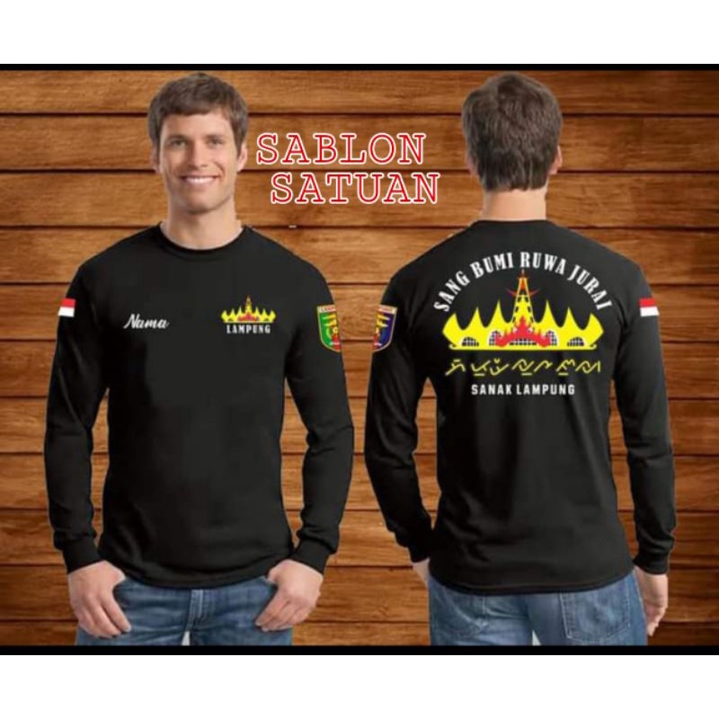 Kaos siger lampung lengan pajang