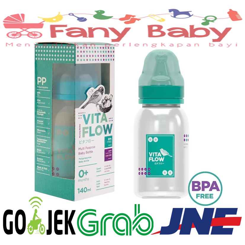 Vita Flow (140ml) Multi Purpose Baby Bottle PP