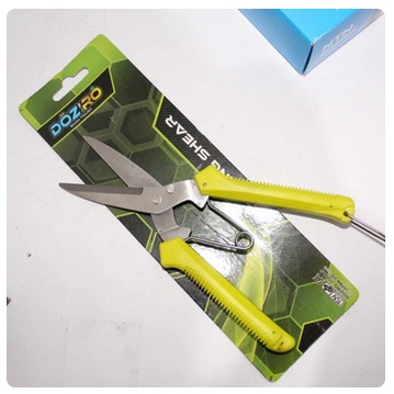 Gunting Bunga Lurus 8&quot; / Pruning Shear 8 inch Doziro &amp; Gunting Bengkok Nodin