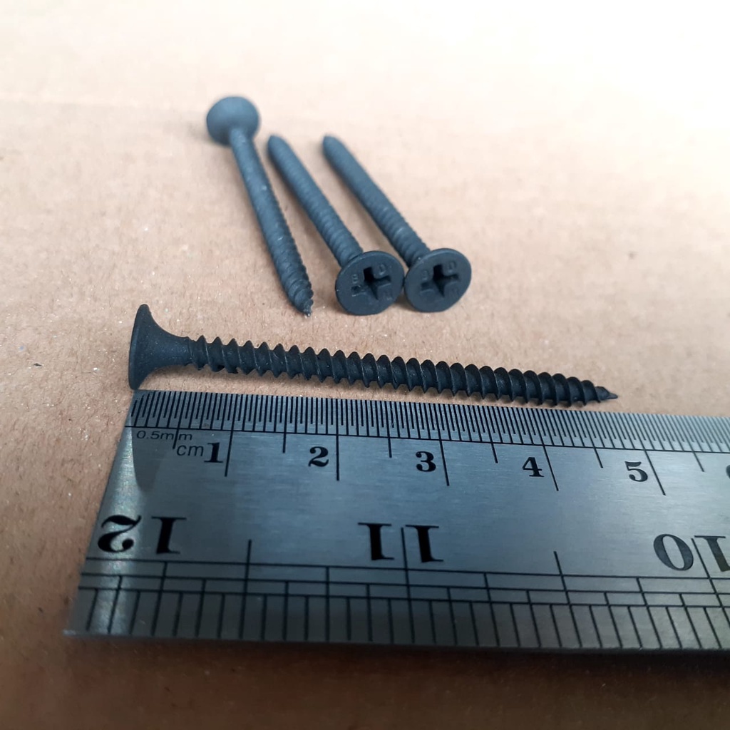 6X2 SKRUP SEKRUP GYPSUM PANJANG 5 CM 5CM 50MM 50 MM DRYWALL SCREW GIPSUM DIAMETER 3,5MM-2