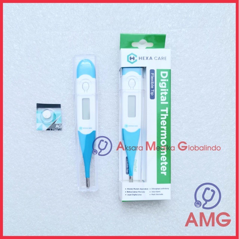 THERMOMETER DIGITAL FLEXIBEL/LENTUR PENGUKUR SUHU BADAN #AMG