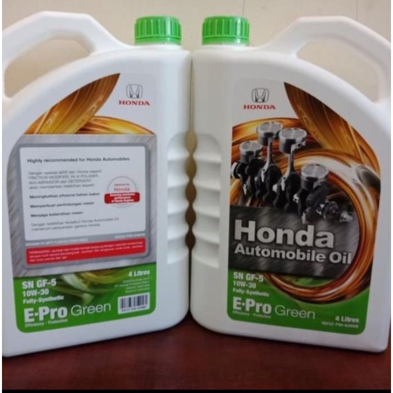 Oli mesin Honda E - Pro Green, full synthetic
