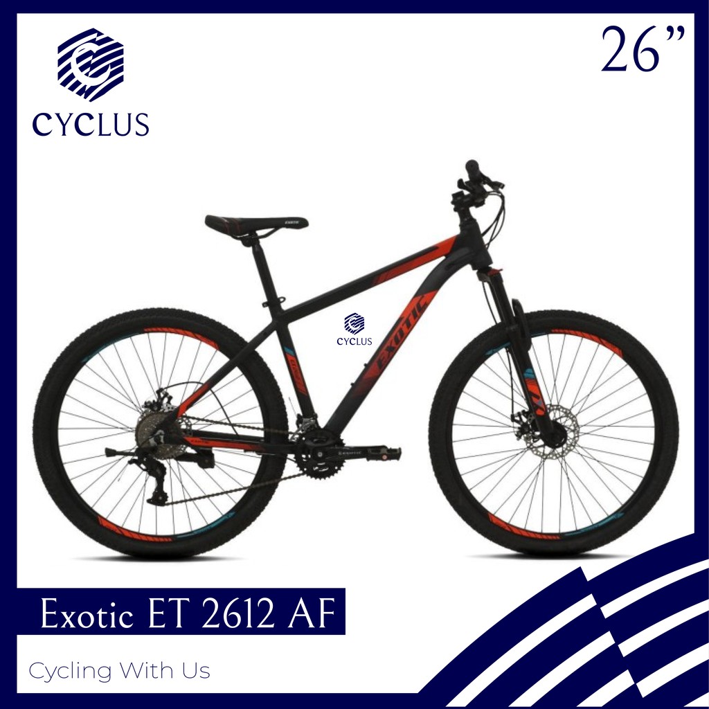 Sepeda MTB Exotic 2612 AF 16 Speed 26 Inch
