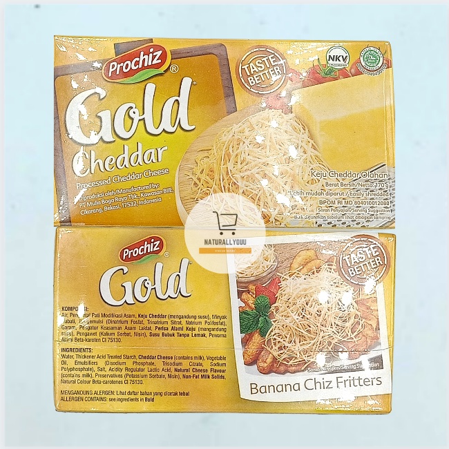 Prochiz Gold Keju Cheddar 170gram