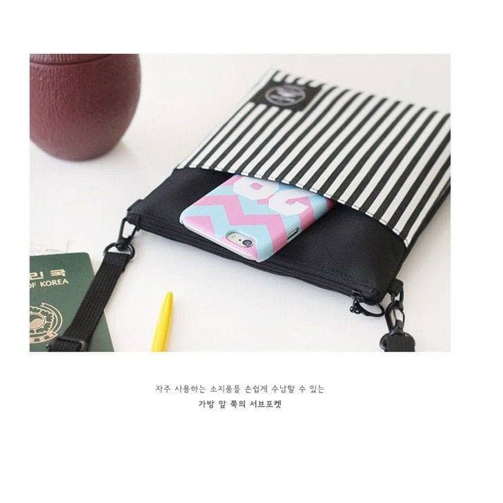 Tas Selempang Korea Tas Tablet Paspor Travel Organizer Bag Doky