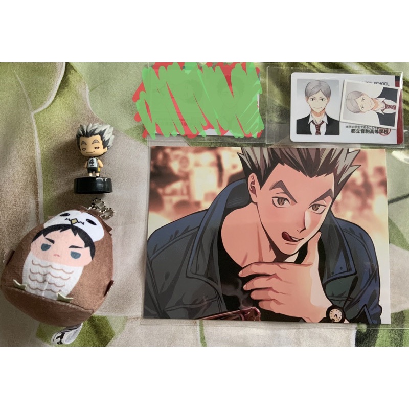 POSTCARD BOKUTO ONEGINGEK ID CARD LEV RIMUMU NITOTAN FIGURE HAIKYUU TENORINZU AKAASHI