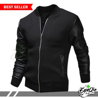 93 Model Jaket Kulit Bomber HD Terbaru