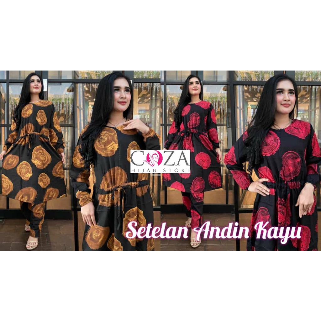 Setelan Andin Kayu  / Coza Batik