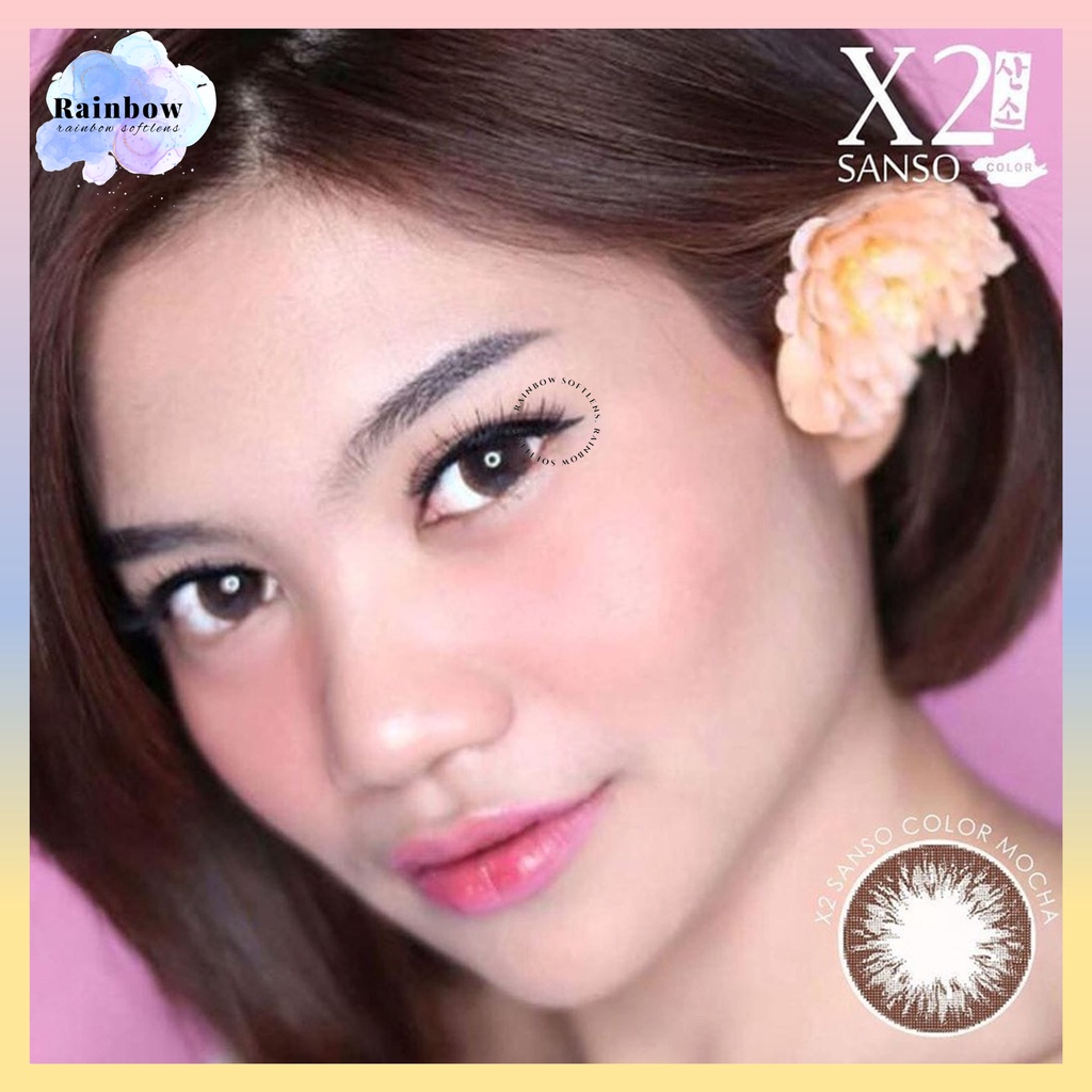 [COD] SOFTLENS X2 SANSO BLACK NORMAL &amp; MINUS (-0.50 SD -3.00) - EXOTICON