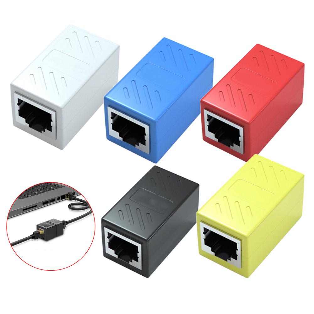 LILY 1/5 Pack RJ45 Coupler Professional Female to Female Adapter Inline 8P8C LAN Connector