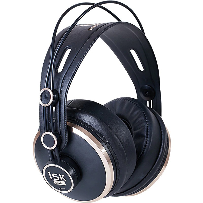 ISK Original Pro HD Monitoring Headphone Fully Enclosed Mixing DJ Recording Studio - HD9999 - Black