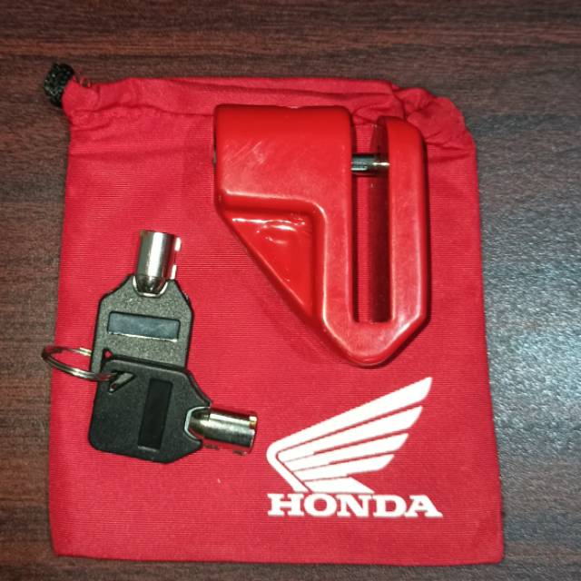Kunci cakram ahm gembok cakram ahm pengaman motor honda yamaha suzuki gembok cakram motor