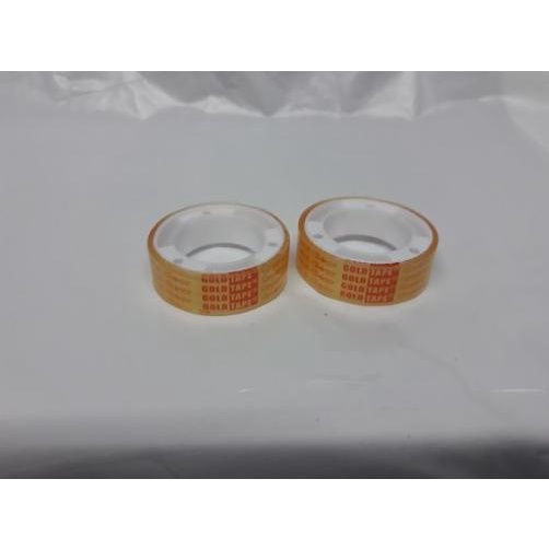 

Cod Isolasi 1/2 inch x 7 yard Merk GOLD TAPE / Selotip / Isolatip Kado