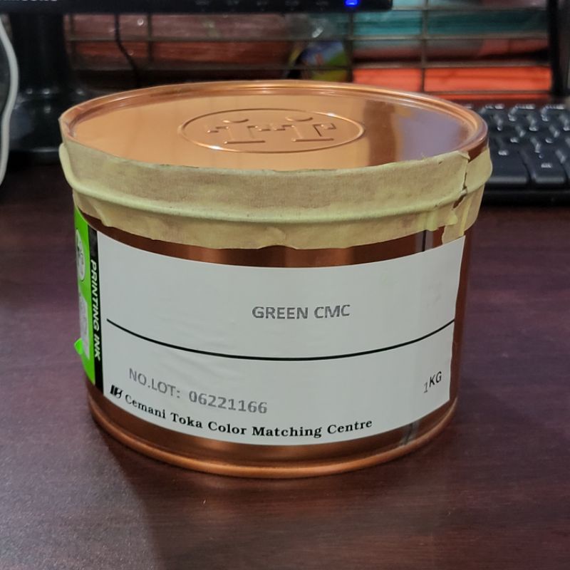 

TINTA CEMANI TOKA / TINTA CETAK - ( GREEN CMC ) 1 KG