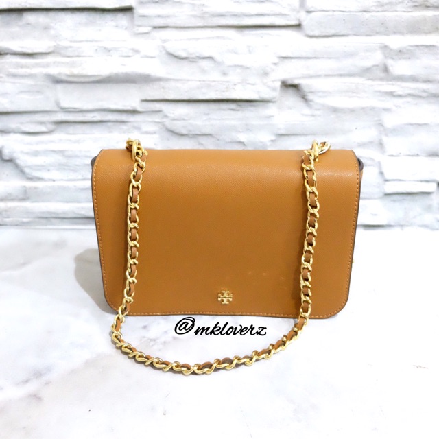 Tory Burch Emerson Shoulder Bag (Tiger Eye)