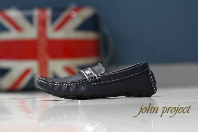 Sepatu Casual Slip On John Project Moccasin, Sepatu Pria Santai, Sepatu Selop murah, Sneaker Casual