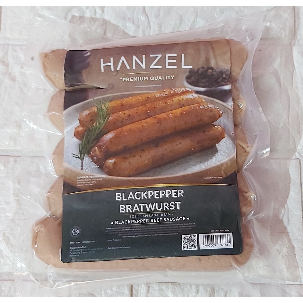 

Hanzel Sosis Blackpepper Bratwurst