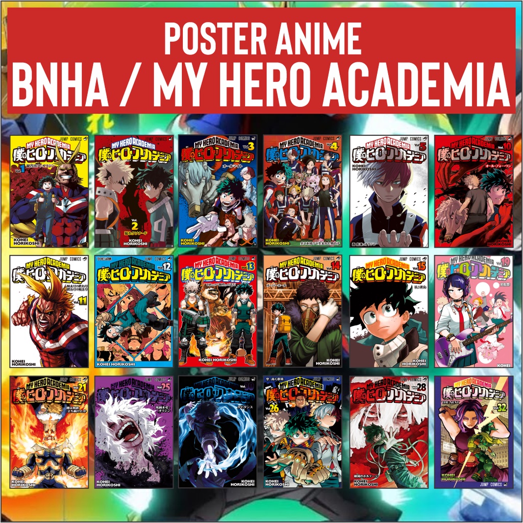 Poster Boku no Hero Academia / BNHA / My Hero Academia Manga Aesthetic