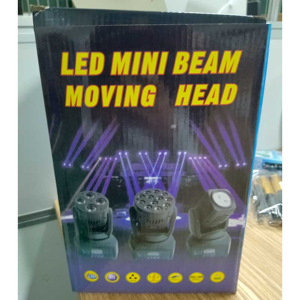 SHEHDS Lampu Sorot Panggung Spotlight RGB Moving Head 10W - DMX512