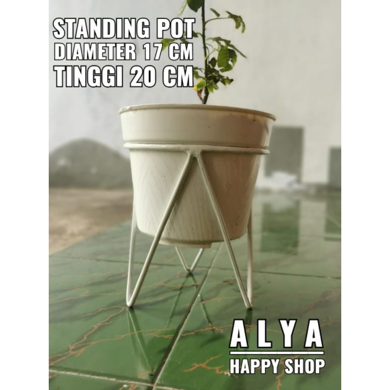 Standing Pot Bunga / Dudukan Pot Bunga / Standing Pot Besi