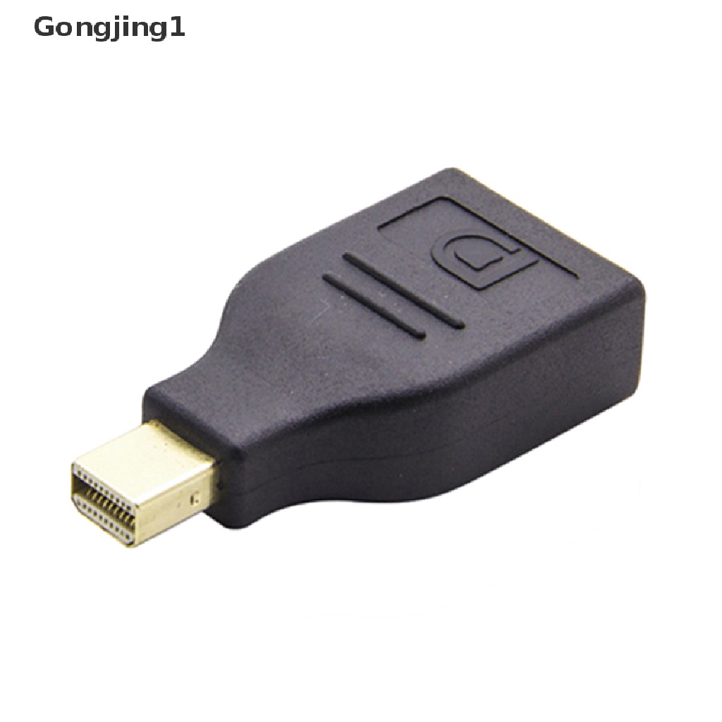 Gongjing1 Adapter Konverter Mini Displayport Male Ke Dp Female Lapis Emas