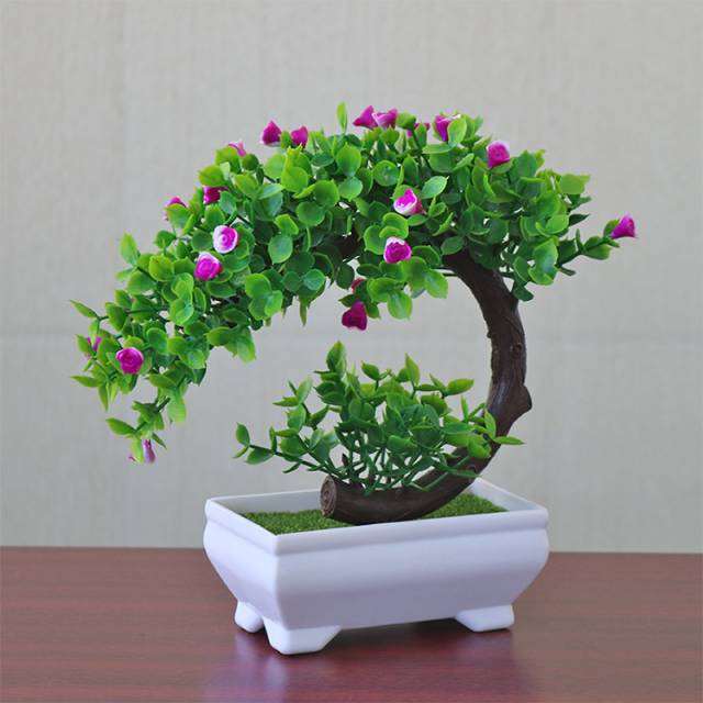 BOS844 BUNGA PLASTIK ARTIFICIA MOTIF BONSAI-6