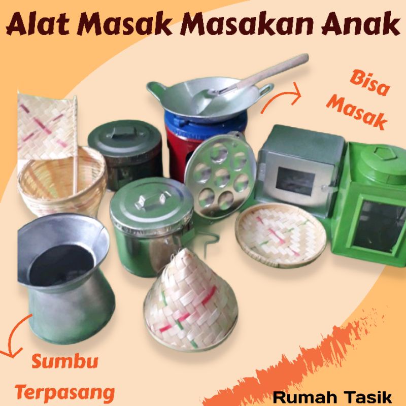 Kitchen Set Mainan Masak Masakan Anak Paket Super