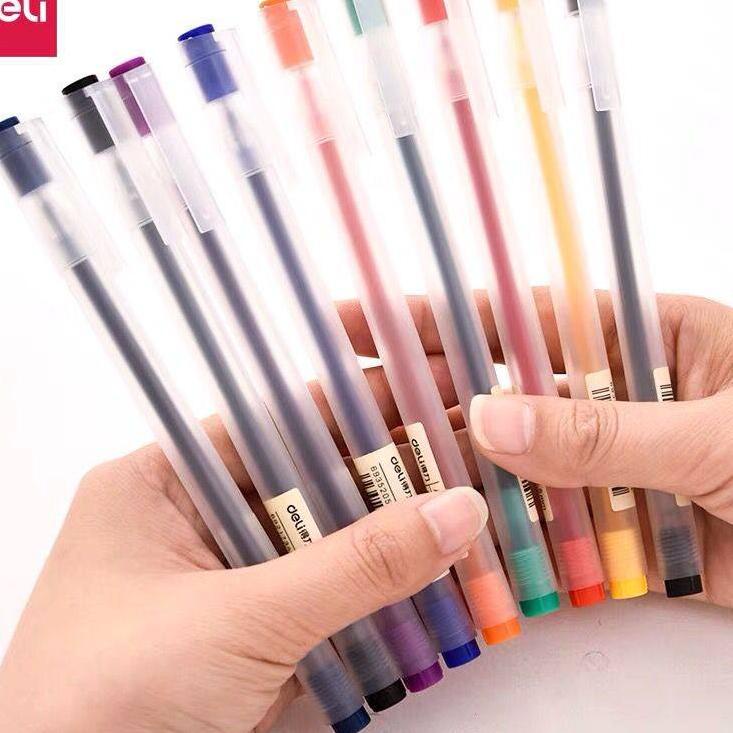 

さ Deli Combo Set 4 - Color Gel Pen / Pulpen Gel 8 Warna Needle Tip 0.5mm A119 ➙