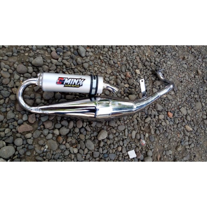 knalpot matic 2tak sanexqj-50 husar malika glide