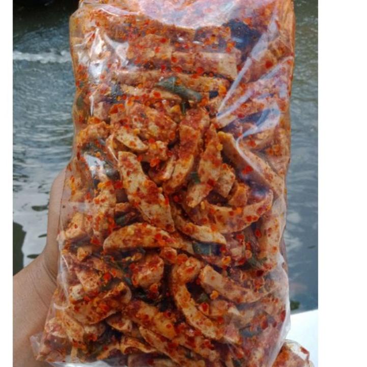 

Terbaru 6.6 Basreng baso goreng pedas daun jeruk 500gram serbuuu !