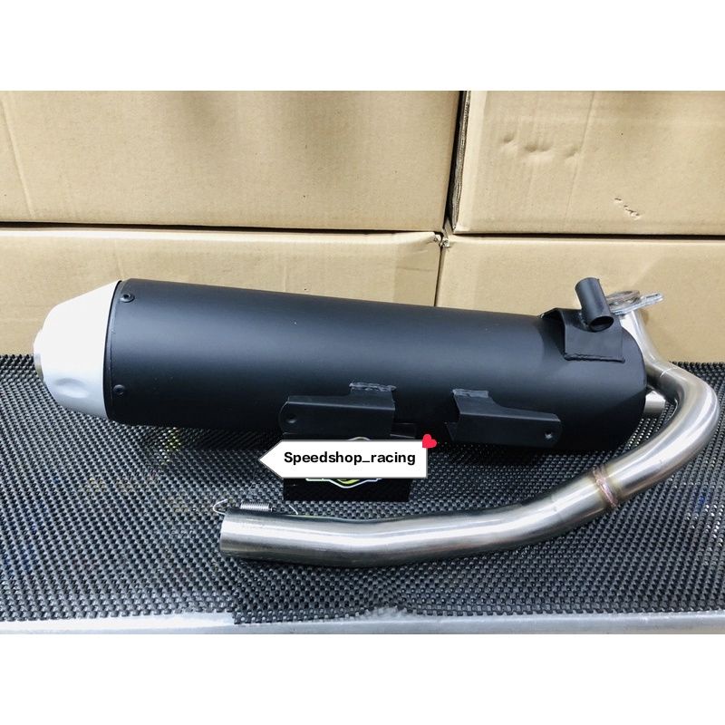 KNALPOT COPY CMS PLUS END MUFFLER SUARA ADEM NGEBASS HONDA VARIO SERIES VARIO 125 Fi OLD BHOLAM VARI