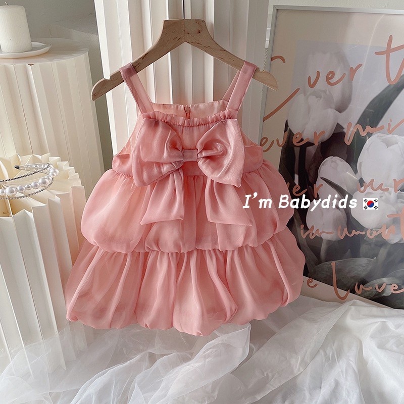 2-6thn | DRESS ANAK KOREA PESTA ELEGAN FORMAL PEREMPUAN MDD MG