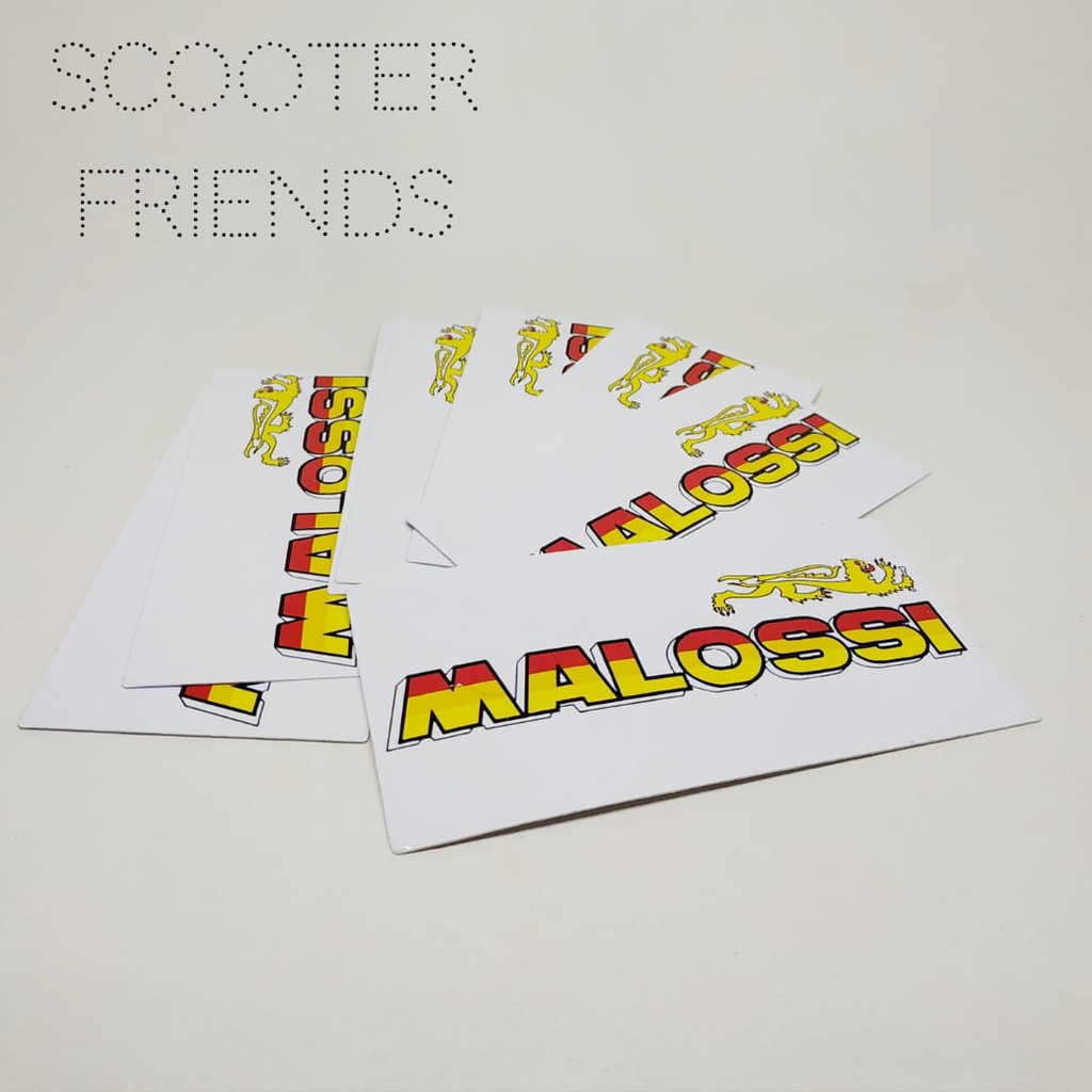 sticker vespa vespa malossi