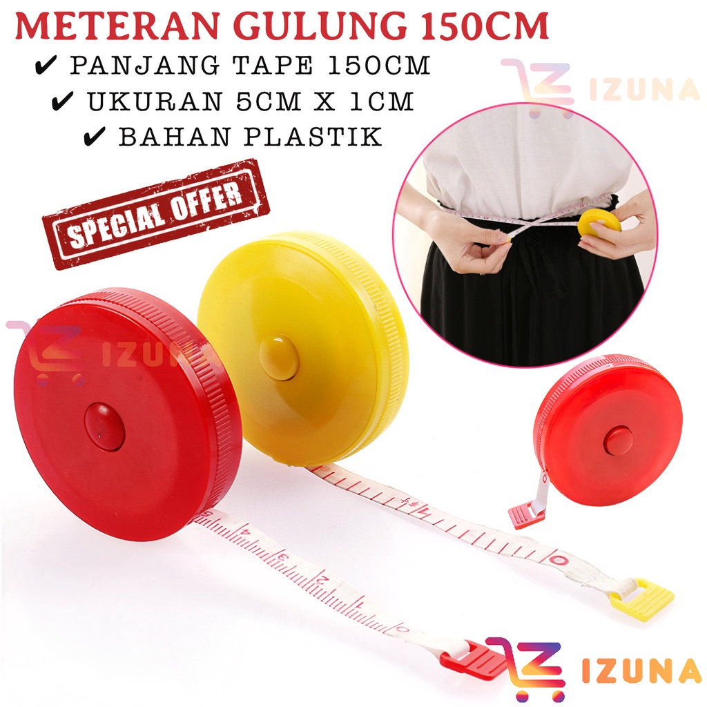 Jual Meteran Gulung Mini Cm Meteran Gulung Mini Putar Otomatis Meteran Baju Shopee