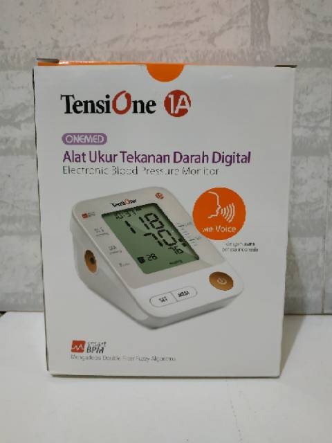 TENSIMETER DIGITAL TENSIONE 1A ONEMED DENGAN SUARA BAHASA INDONESIA