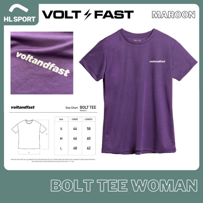 Volt and Fast VNF FastDry BOLT Tee Woman Running Sport Jersey