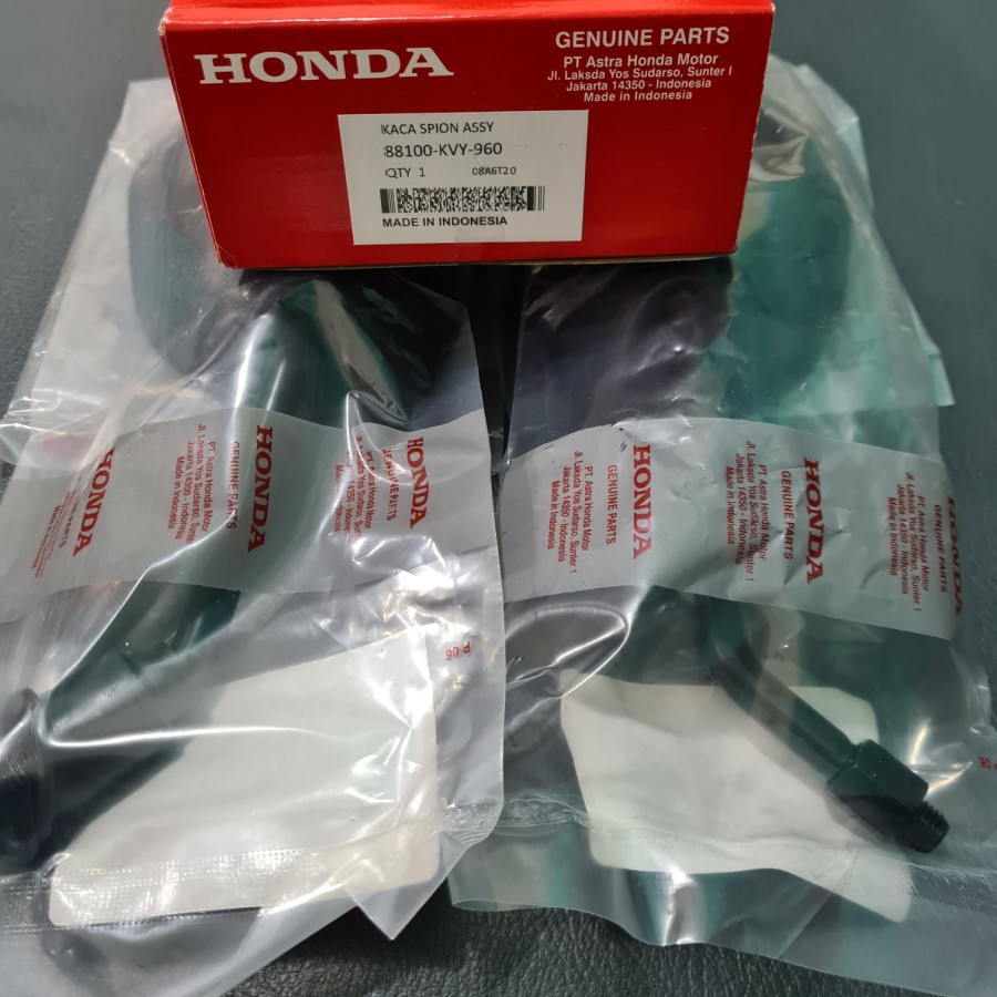 Kaca Spion Kanan Kiri 2PC Beat Lama FI New Vario 110 Supra Revo Abs Blade Asli Original Honda