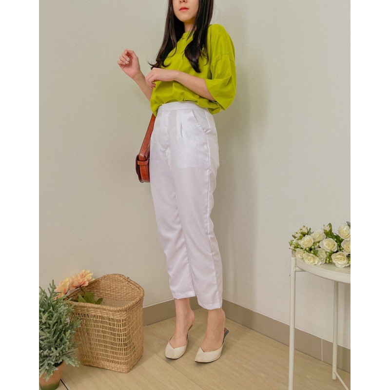 KANON - Ofisu Basic Pants - Celana bahan kantor pensil wanita