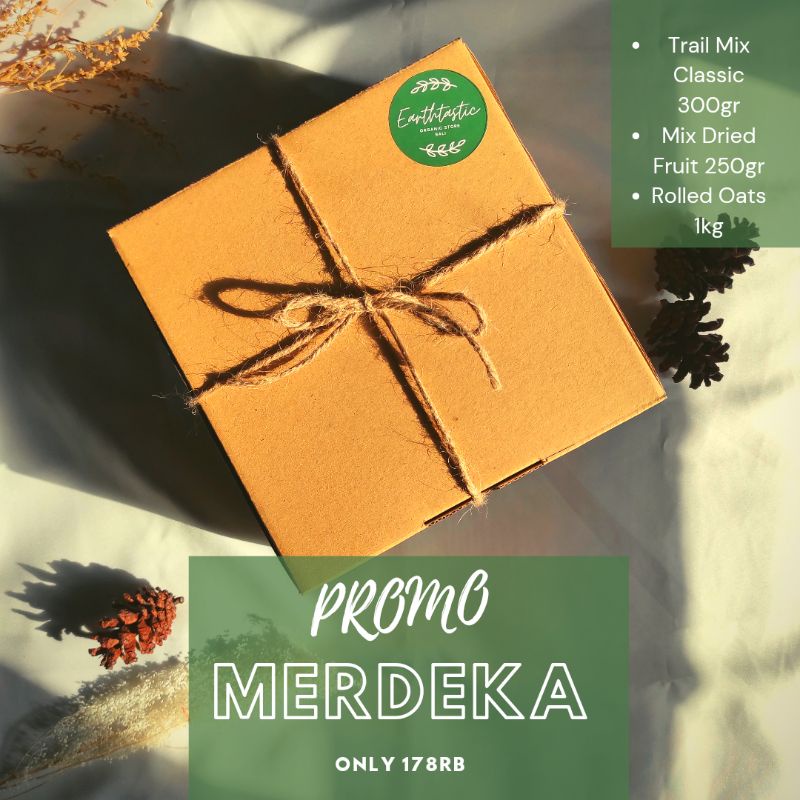 

Paket Cemilan Diet Sehat - Trail Mix, Mix Dried Fruit, Rolled Oats