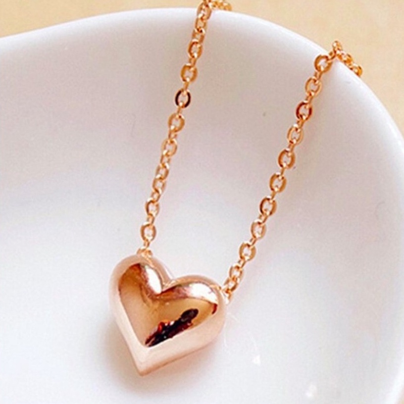 Kalung Love / Kalung Liontin Love Wanita Warna Gold Dan Silver