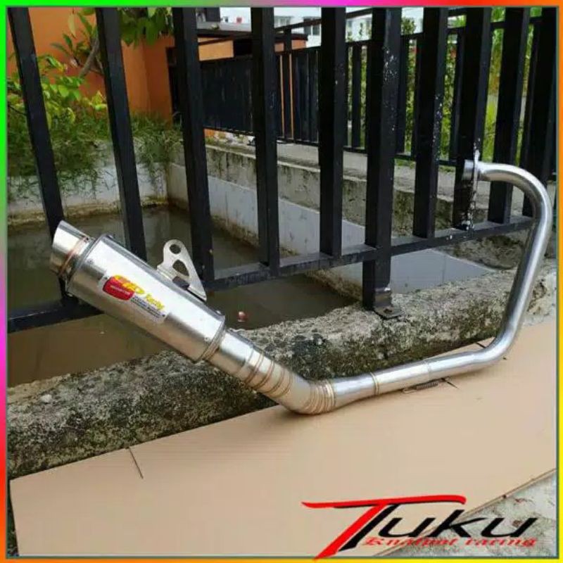 knalpot CLD kolong bawah KLX crf dractaker