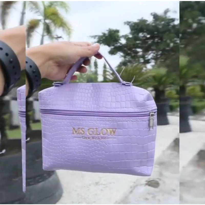 (minimal order 50 pc)Pouch skincare/pouch kosmetik/tas skincare/pouch ms glow/tas ms glow/box ms glo