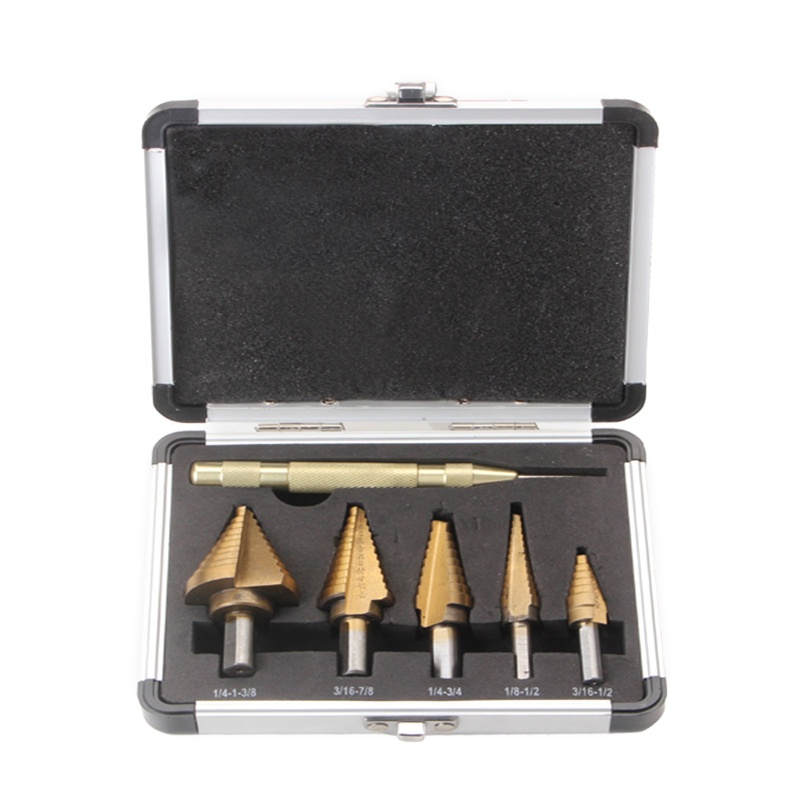 Kiss Metal Steel Drill Double Cutting Blades HSS Untuk Titanium Coated Step Drill Bit Untuk Pecinta DIY Bor Lubang Tukang Listrik