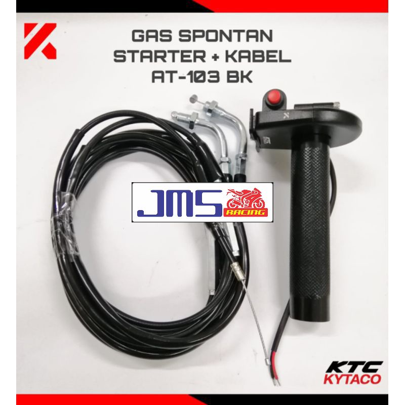 Gas spontan ktc kytaco starter plus saklar on/off at103 universal mio beat vario scoopy nmax aerox lexi scoopy genio cbr r15 ninja vixion fu mx blade RX king R15 ninja r