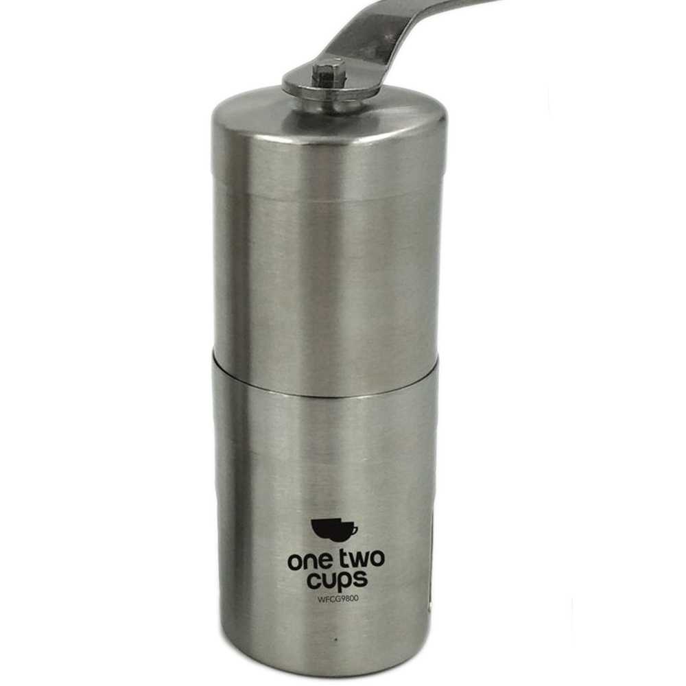 (BAYAR DI TEMPAT) One Two Cups Alat Penggiling Kopi Stainless Steel - WFCG9800